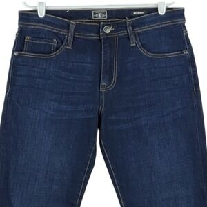 G.H.BASS Men's Navy Denim Jeans Size 32x34 Regular Straight Leg Stretch NWOT